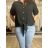 Kurzärmliges Oversize-T-Shirt für Damen (S/M/L EINHEITSGRÖSSE) ITALIAN FASHION IMWF25002