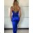 Women's elegant evening dress with straps (S/M ONE SIZE) ITALIAN FASHION IM3222IM322MONICA0 -   Dark turquoise
,   S/M