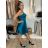 Women's elegant party long sleeve dress (S/M ONE SIZE) ITALIAN FASHION IM322282