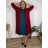 Cardigan dlouhý bavlněný 3/4 dlouhý rukáv dámský nadrozměr (52/54/56 ONE SIZE) ITALSKÁ MÓDA IM425550