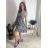 Women's icecool sleeveless summer dress (M/L, XL/2XL) AINUOSI ITALIAN FASHION IMB23XJ-1110