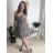 Women's icecool sleeveless summer dress (M/L, XL/2XL) AINUOSI ITALIAN FASHION IMB23XJ-1110