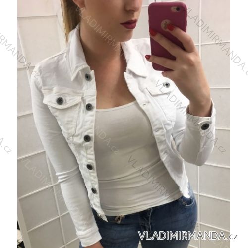 Women's denim jeans jacket (S-2xl) MOON GIRL MOG25GY1335B