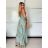 Women's Strapless Summer Dress (S/M ONE SIZE) INDIAN FASHION IMPEM22G69-3/DU -   turquoise -   S / M