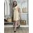 Women's Strappy Elegant Summer Dress (S/M ONE SIZE) ITALIAN FASHION IMPSH222053A/DU