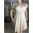 Women's Strappy Elegant Summer Dress (S/M ONE SIZE) ITALIAN FASHION IMPSH222053A/DU S / M / L rose old rose
