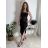 Women's strapless party dress (S/M ONE SIZE) ITALIAN FASHION IMPBB232090I black XS/S/M