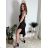Women's strapless party dress (S/M ONE SIZE) ITALIAN FASHION IMPBB232090I black XS/S/M