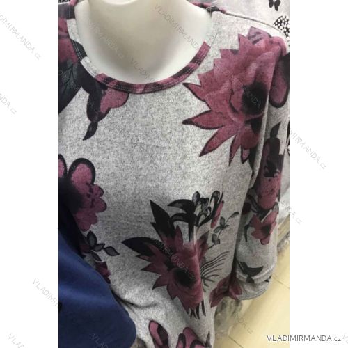 Tričko dlouhý rukáv dámské (xl-3xl) ERBOSSI ER032