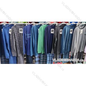 Pyžamo dlouhé pánské nadrozměr (XL - 4XL) BENTER BES25002