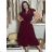 Women's 3/4 long sleeve shirt dress (XS/S/M ONE SIZE) ITALIAN FASHION IMD25030