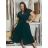 Women's 3/4 long sleeve shirt dress (XS/S/M ONE SIZE) ITALIAN FASHION IMD25030