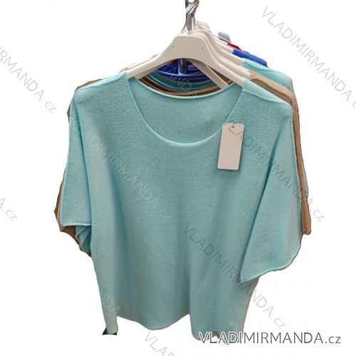 Lässiges Sommerkleid mit kurzen Ärmeln für Damen VIOLA (S/M/L EINHEITSGRÖSSE) ITALIAN FASHION IMSM25022