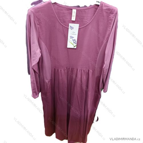 Lässiges Sommerkleid mit kurzen Ärmeln für Damen VIOLA (S/M/L EINHEITSGRÖSSE) ITALIAN FASHION IMSM25022