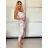 Elegantes Hemd Langarm Damen Kleid (S / M ONE SIZE) ITALIAN FASHION IMWY21734 XS/S/M lila