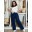 Damenjeans mit weitem Bein, lang, übergroß (38-48) GOODIES GOD253848