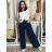 Damenjeans mit weitem Bein, lang, übergroß (38-48) GOODIES GOD253848 XS/S blau