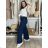 Damenjeans mit weitem Bein, lang, übergroß (38-48) GOODIES GOD253848 XS/S blau