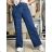 Damenjeans mit weitem Bein, lang, übergroß (38-48) GOODIES GOD253848 XS/S blau