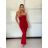 Šaty dlhé elegantný letný carmen cez prsia dámske (XS/S/M ONE SIZE) TALIANSKA MÓDA IMM25M34075