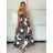 Women's Elegant Belt Long Sleeve Dress (S/M ONE SIZE) ITALIAN FASHION IMM23UN6139 -   black -   S / M