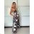 Women's Elegant Belt Long Sleeve Dress (S/M ONE SIZE) ITALIAN FASHION IMM23UN6139 -   black -   S / M