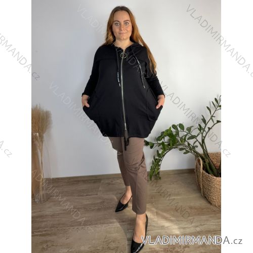 Cardigan / Hoodie Cotton Ladies (uni M / XL) Italian Fashion IM420360