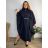 Lange Damen Fleecejacke (SML-XL) ITALIAN FASHION IMD211106