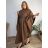 Lange Damen Fleecejacke (SML-XL) ITALIAN FASHION IMD211106