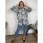 Women's cotton hoodigan (UNI SM) ITALIAN FASHION IMD20368 50/52/54 dark emerald