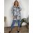 Women's cotton hoodigan (UNI SM) ITALIAN FASHION IMD20368 50/52/54 dark emerald