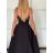 Summer dress with straps women (S / M ONE SIZE) ITALIAN FASHION IM722103 -   růžová světlá -   S / M