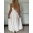Summer dress with straps women (S / M ONE SIZE) ITALIAN FASHION IM722103 -   růžová světlá -   S / M