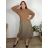 Lange Sommer-Haremshose für Damen (42/44/46 Einheitsgröße) ITALIAN FASHION IM424361  Wein