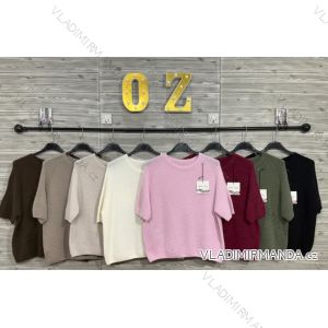 Svetr slabý krátký rukáv dámský (S/M/L ONE SIZE) IMPOZ258001
