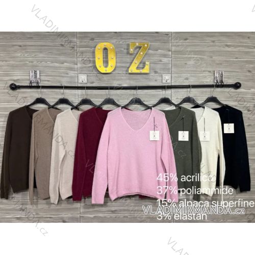 Sveter slabý dlhý rukáv dámsky (S/M/L ONE SIZE) IMPOZ258024