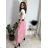 Chiffon Skirt Long Ladies (uni sl) ITALIAN MODE IM319678 S/M Pink lights