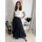 Women's Warm Long Sleeve Dress (L / XL ONE SIZE) ITALIAN FASHION IM421MIA