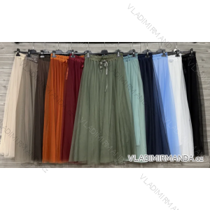 Sukně dlouhá dámská (S/M/L ONE SIZE) ITALSKÁ MÓDA IMPOZ25WE-59013