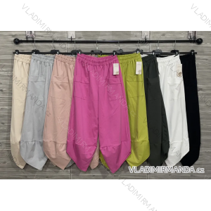 Kalhoty letní dámské (S/M/L ONE SIZE) ITALSKÁ MÓDA IMPOZ25JMD-2755