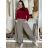 Kalhoty manžerstrové oversize dlouhé dámské VERONA (M/L/XL ONE SIZE) ITALSKá MóDA IMSM251141