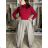 Women's Summer Pants (S/M/L) ITALIAN Fashion IMSM24008 M/L/XL grey