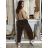 Sommerhosen für Damen (S/M/L) ITALIAN Fashion IMSM24008 M/L/XL grünes Khaki