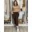 Sommerhosen für Damen (S/M/L) ITALIAN Fashion IMSM24008 M/L/XL grünes Khaki