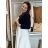 Elegant ladies bolero (uni sl) ITALIAN Fashion IMC18343 Blue dark M / L