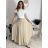 Women's Long Denim Skirt (S/M/L ONE SIZE) ITALIAN FASHION IMD24020 modrá mintova 46/48/50