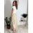 Women's Long Denim Skirt (S/M/L ONE SIZE) ITALIAN FASHION IMD24020 modrá mintova 46/48/50