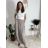 Elegante Hose mit Gürtel für Damen (S/M/L ONE SIZE) ITALIAN FASHION IM425057 M/L/XL Wein