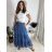 Dress ala skirt summer women (uni s / l) ITALIAN FASHION IM720102 S / M dark blue