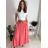 Langer Damenrock (S/M/L Einheitsgröße) ITALIAN FASHION IMWBL25483 S / M / L oranžová